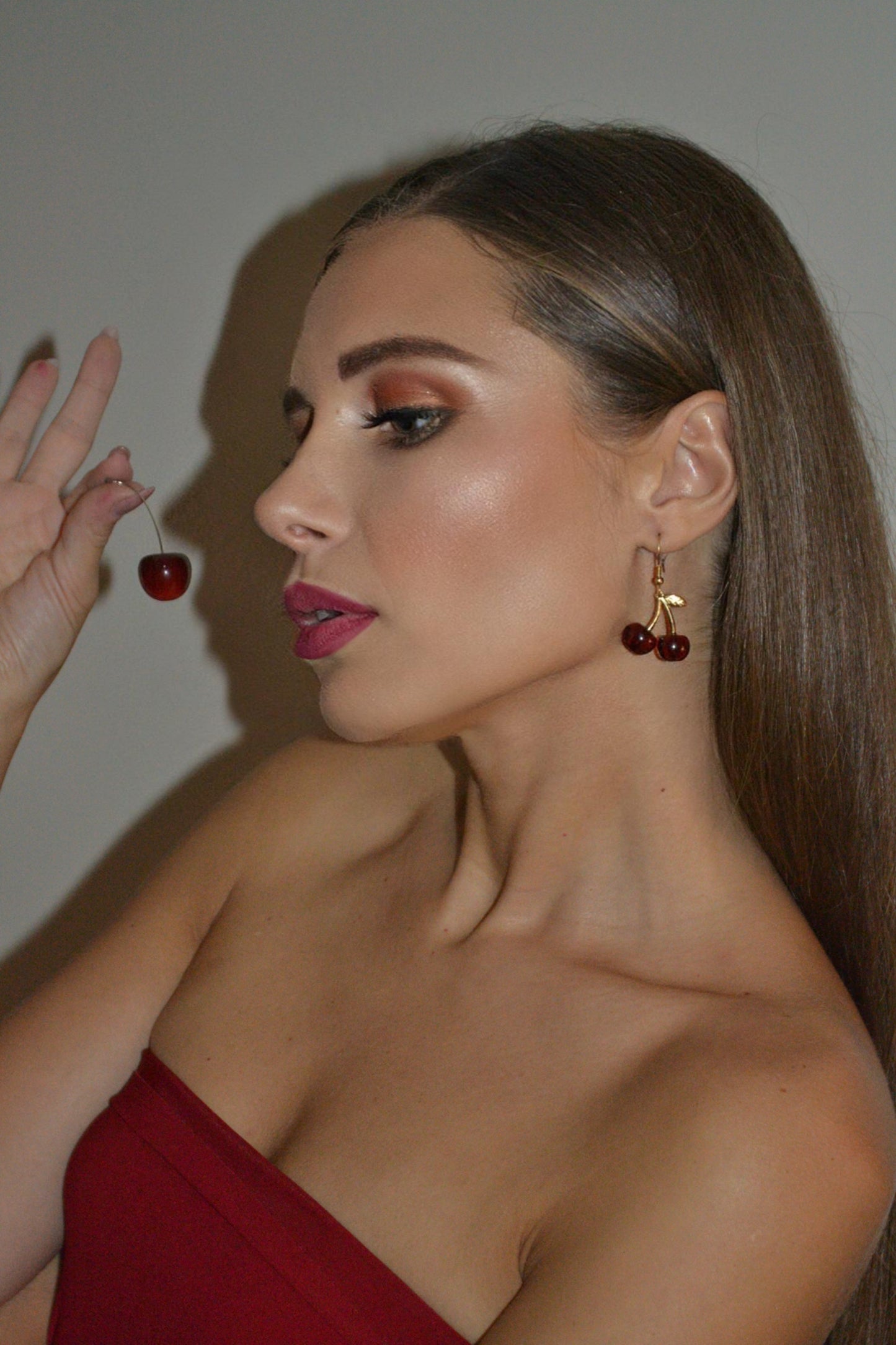 Cherry bombs earrings