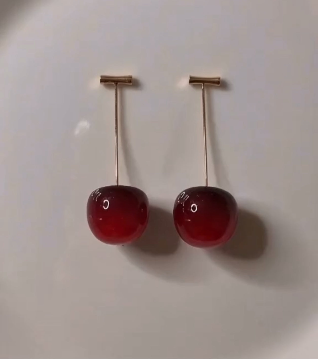 Cherry-Cherry lady earrings