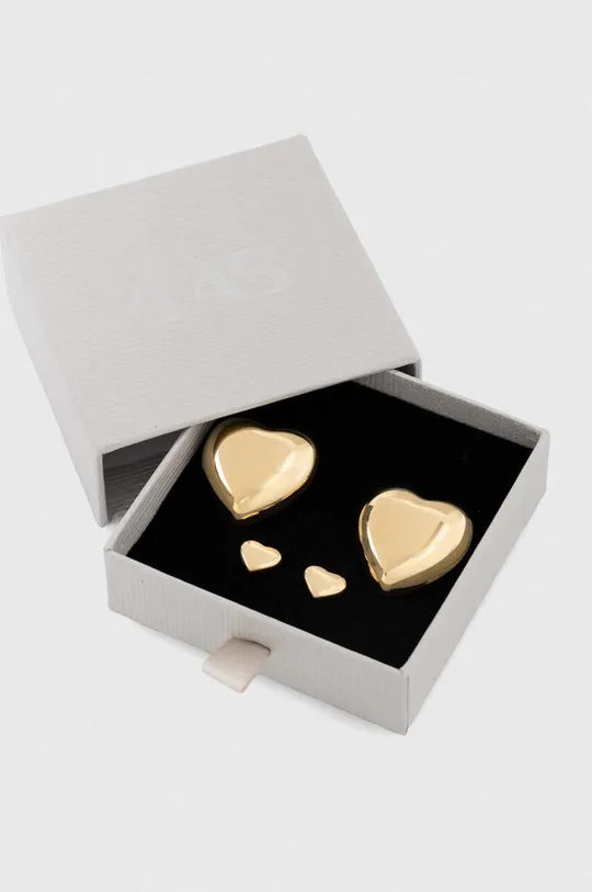 golden or silver hearts